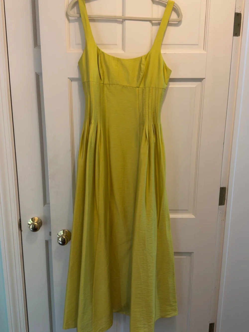 NWT ANTONIO MELANI x MG Style Jen Dress Lime Green Halter Midi Dress NWT - Picture 5 of 8